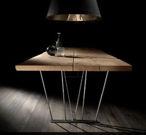 VERO stôl L620 LIGHT METAL LEGS - 220 cm , Dub