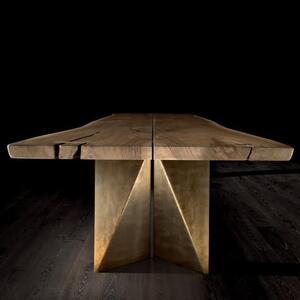 VERO stôl L620 VELA METAL LEGS - 220 cm , Dub