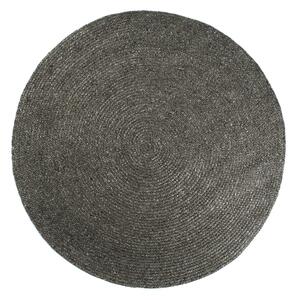 STAVANGER tmavo sivý koberec - Ø160 cm