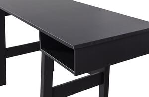 MUZZA Pracovný stôl donkey čierny