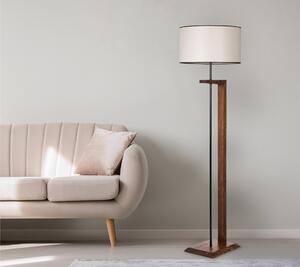 Dizajnová stojanová lampa Jadey 163 cm krémová -