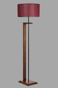Dizajnová stojanová lampa Jadey 163 cm bordová