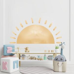 Detská samolepka na stenu 155x75 cm Watercolor Sun - Ambiance