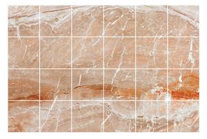 Súprava samolepiek na kachličky 24 ks 15x15 cm Marble Tiles Torino - Ambiance