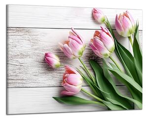 Obraz na stenu Ružové tulipány