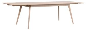 Rozkladací jedálenský stôl s doskou v dubovom dekore 190x90 cm Yumi - Rowico