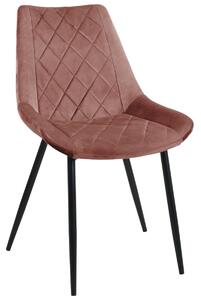 Ak furniture Čalouněná designová židle Justina růžová
