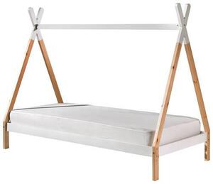 DOMČEKOVÁ POSTEĽ, 90/200 cm biela, farba borovice MID.YOU - Online Only detský nábytok, Online Only