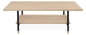 Konferenčný stolík s doskou v dubovom dekore v prírodnej farbe 60x120 cm Jugend - Woodman