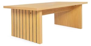 Konferenčný stolík s doskou v dubovom dekore v prírodnej farbe 60x120 cm Stripe - Woodman