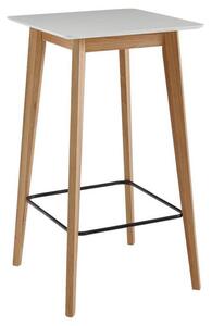 BAROVÝ STÔL, dub, biela, 60/110/60 cm MID.YOU - Online Only zostavy, Online Only