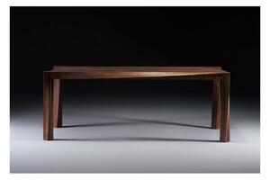 Torsio stôl - 100 x 100 x 35cm , Orech