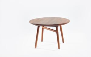 DASH rozkladací stôl - Ø 125 x 76 + 60 rozloženie , Javor