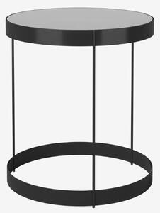 Drum konferenčný stolík so sklenenou doskou Ø40, V45 cm