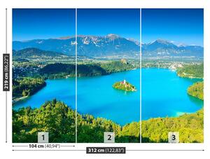 Fototapeta Vliesová Panorama jazera 312x219 cm