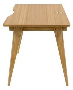 Písací stôl s prírodnou doskou Woodman Nice