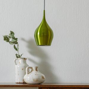Závesná lampa Vibrant Ø 12 cm, zelená