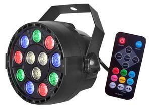 HADEX LED Disco reflektor LED/12W/230V multicolor + diaľkové ovládanie HD0524 + záruka 3 roky zadarmo