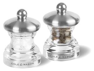 Cole&Mason Cole&Mason - Sada mlynčekov na soľ a korenie BUTTON 2 ks 6,5 cm GG422 + záruka 3 roky zadarmo