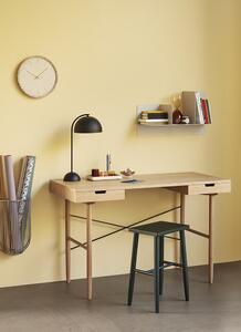 MUZZA Pracovný stôl mentoc 120 x 55 cm prírodný