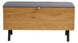 Truhla v dekore duba v prírodnej farbe 92x48x33 cm Barco – House Nordic