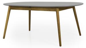 DOT stôl elipsa, rozkladací š.180 - Sivá