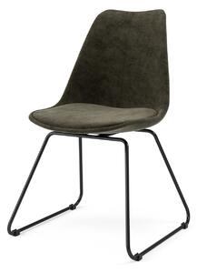 GINA stolička liam - taupe254 zamat , čierna