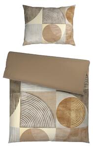 OBOJSTRANNÁ POSTEĽNÁ BIELIZEŇ, satén, taupe, 140/220 cm Esposa - Obliečky & plachty