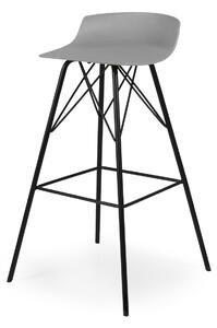 TORI bar stolička (sada 2ks) - 812 jemnesivý plast