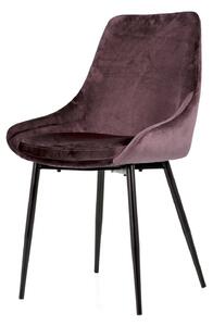 LEX stolička - 253 rosé zamat