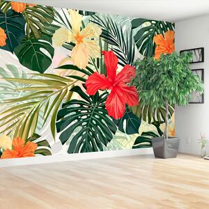 Fototapeta Vliesová Havajské rastliny 416x254 cm