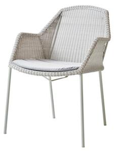 Breeze záhradna stolička - bielo sivá , svetlo sivá