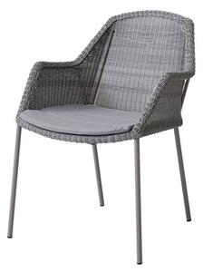Breeze záhradna stolička - svetlo sivá , sivá