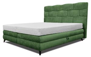Čalúnená posteľ PLAVA zelená, 120x200 cm