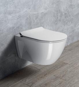 GSI PURA závesná WC misa, Swirlflush, 36x55 cm, biela ExtraGlaze