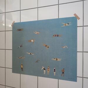 Plagát Swimmers 40 x 50 cm