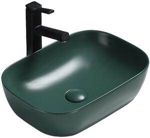 Mexen RITA umývadlo, 45x32 cm, tmavo-zelená matná, 21084547