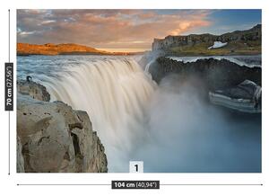 Fototapeta Vliesová Vodopád dettifoss 104x70 cm