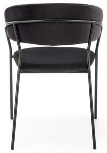 Jedálenská stolička DORIA čierna
