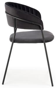 Jedálenská stolička DORIA čierna