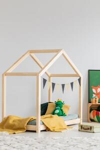Adeko Detská posteľ domček Mila RM Veľkosť spacej plochy: 180x80 cm