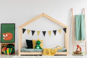Adeko Detská posteľ domček Mila RM Veľkosť spacej plochy: 160x80 cm