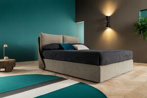 MILO posteľ - úložný priestor s roštom , Kat.C , 160x190cm