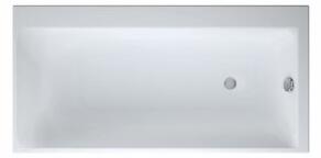 Cersanit Smart, akrylátová vaňa pravá 160x80cm + nožičky, biela, S301-118