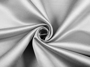 Biante Saténový okrúhly obrus polyesterový Satén LUX-002 Svetlo sivý Ø 100 cm