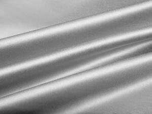 Látka polyesterový satén LUX-002 Svetlo sivá - šírka 150 cm