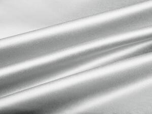 Látka polyesterový satén LUX-011 Strieborná - šírka 150 cm