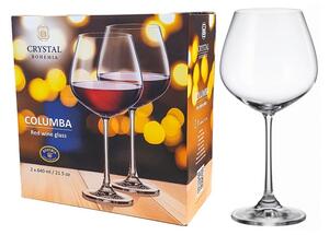 BOHEMIA COLUMBA POHÁR NA ČERVENÉ VÍNO 640ML SADA 2KS