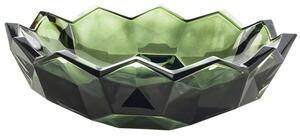 KRIŠTÁĽOVÁ MISKA BOHEMIA LUNAR SMOKEY GREEN 330MM