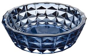 KRIŠTÁĽOVÁ MISKA BOHEMIA DIAMOND SMOKEY BLUE 325 MM